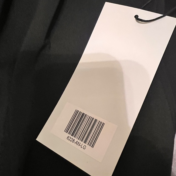 Girlfriend Collective Black Luxe Wide Leg Pant NWT - Picture 8 of 8